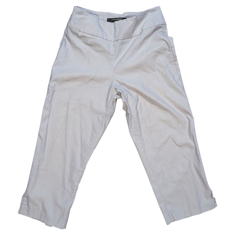 Denver Hayes Sz. 4 White Stretchy Capris‎ Pants